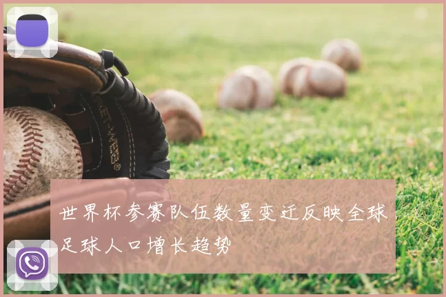 世界杯参赛队伍数量变迁反映全球足球人口增长趋势