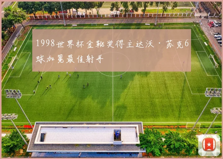 1998世界杯金靴奖得主达沃·苏克6球加冕最佳射手