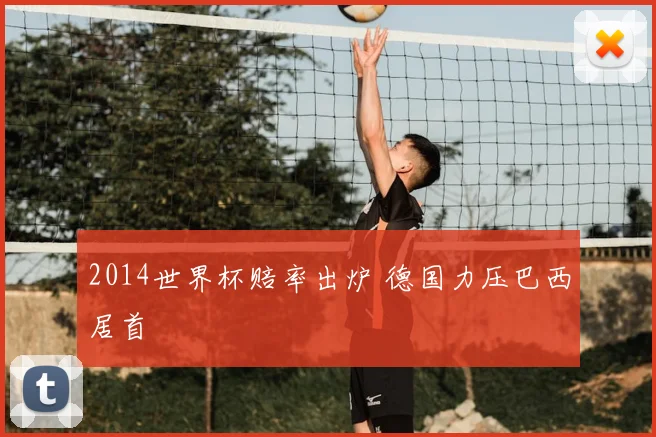 2014世界杯赔率出炉 德国力压巴西居首